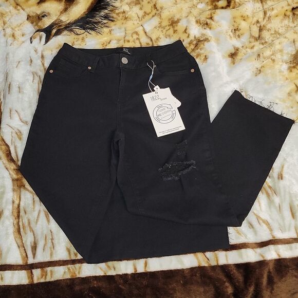 1822 Girlfriend High Rise Waist Ankle Jeans In Harry NWT Reduce Reuse Recycle♻️ - Picture 1 of 10
